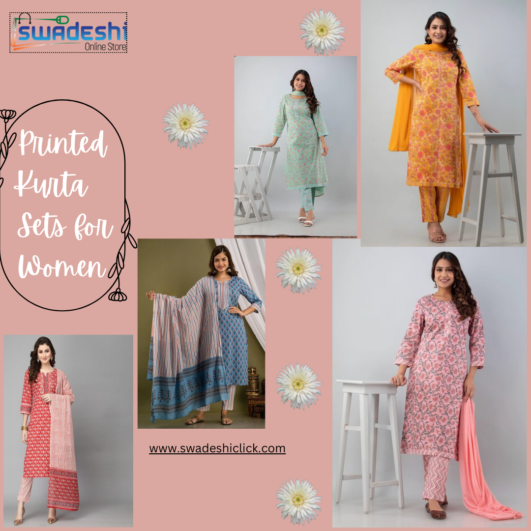 kurta set with dupatta for women